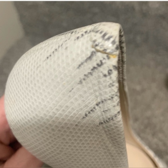 COACH Hallie Soft Print Lizard Heels - Picture 10 of 10